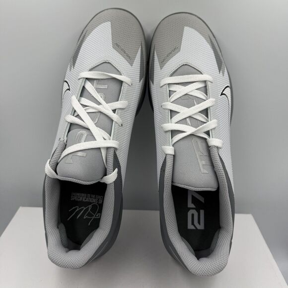 Nike Force Trout 8 Pro MCS CZ5914-001 Baseball Cleats Cool Grey White NEW 12 main image 4